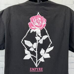 Empyre Rose T Shirt Skater Skateboarding Skating Skateboarder Black XL X-Large